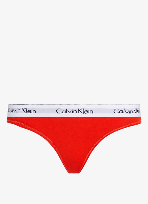 Calvin Klein Modern hipster met logoband - voorkant molten / rood