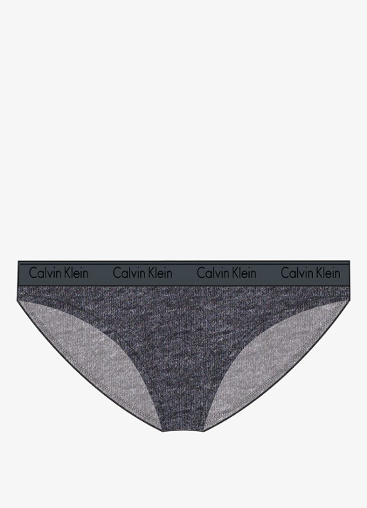 Calvin Klein Modern hipster met logoband - voorkant 7 charcoal grey heather/ashford grey / grijs