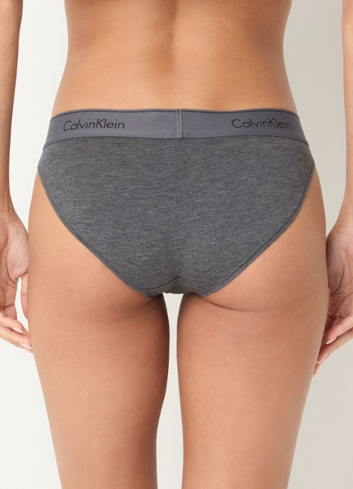 Calvin Klein Modern hipster met logoband - achterkant 2 charcoal grey heather/ashford grey / grijs