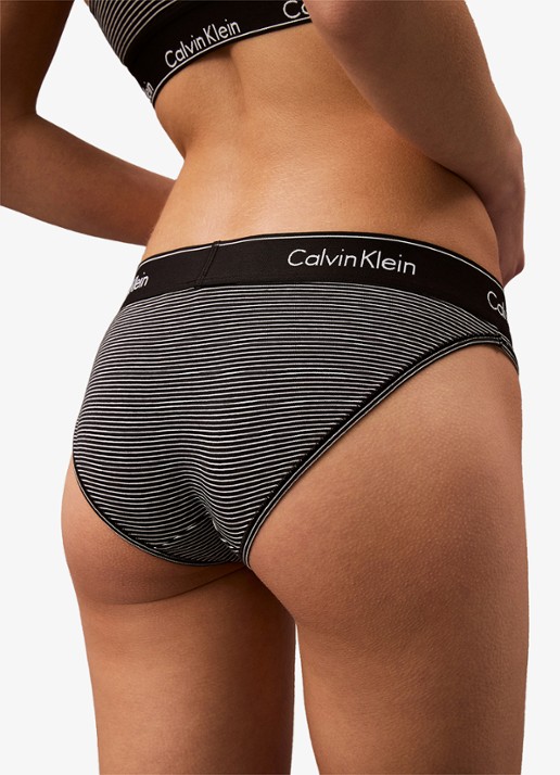 Calvin Klein Modern hipster met logoband - achterkant hairline stripe black / zwart