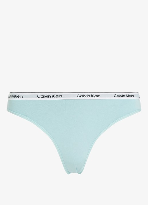 Calvin Klein Modern hipster met logoband - voorkant 4 sterling blue / blauw