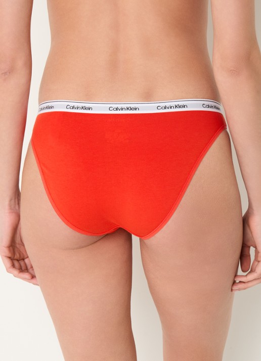 Calvin Klein Modern hipster met logoband - achterkant 9 molten / rood