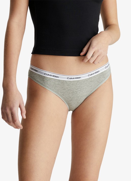 Calvin Klein Modern hipster met logoband - detail 8 grey heather / grijs