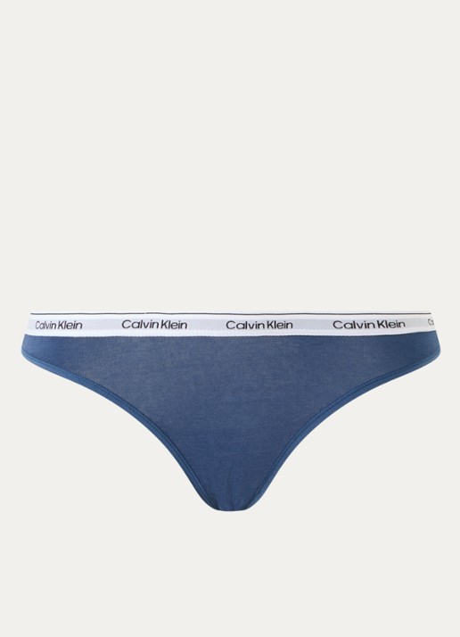 Calvin Klein Modern hipster met logoband - voorkant dark denim-cec / blauw