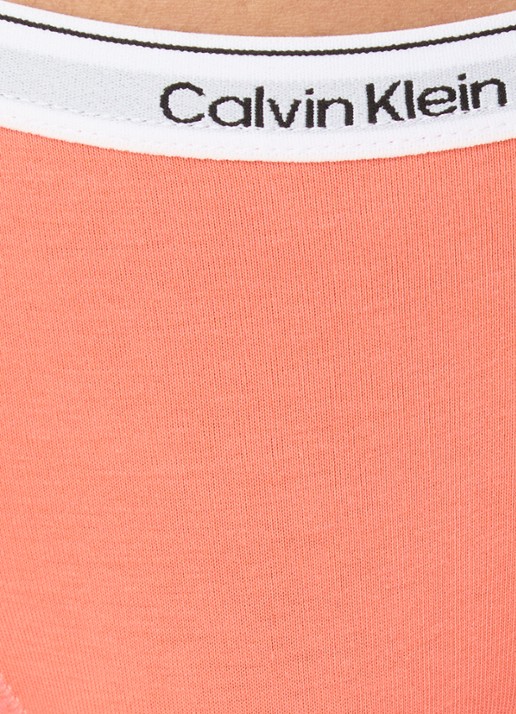 Calvin Klein Modern hipster met logoband - detail 2 coral pop-yts / oranje