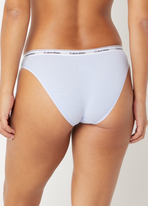 Calvin Klein Modern hipster met logoband - achterkant amethyst cream / lavendel