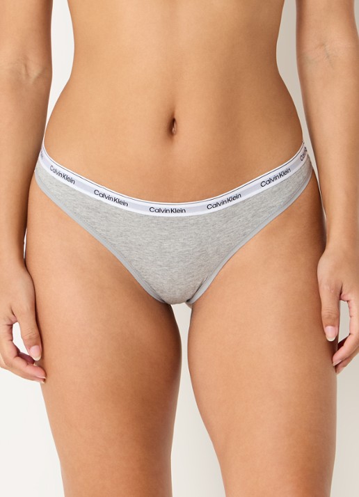 Calvin Klein Modern string met logoband - detail 2 grey heather / grijs