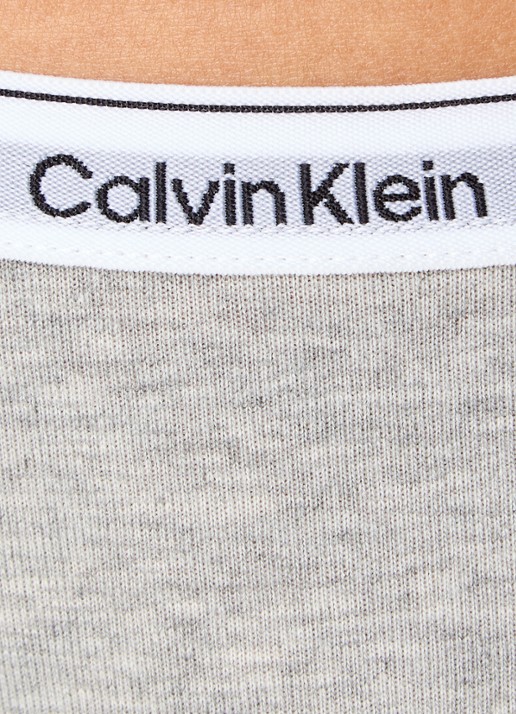 Calvin Klein Modern string met logoband - detail 3 grey heather / grijs