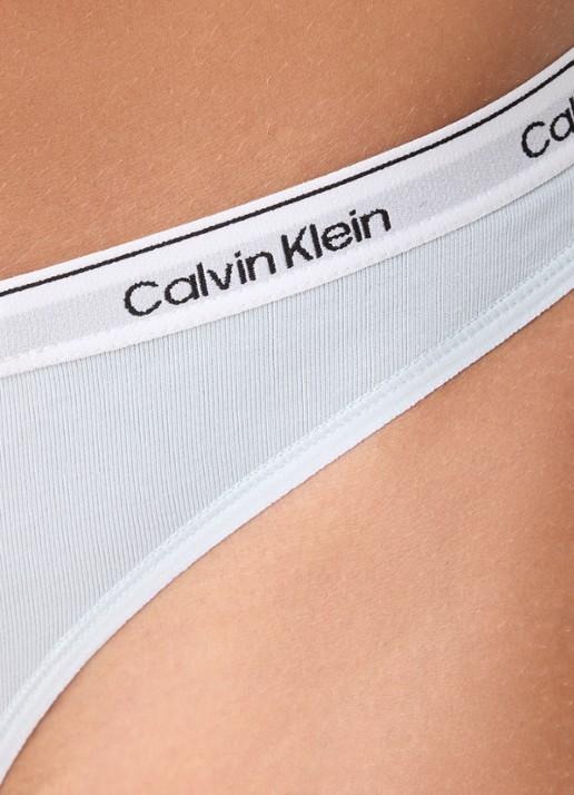 Calvin Klein Modern string met logoband - detail 2 plein air / blauw