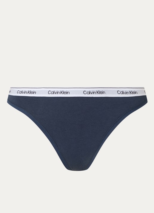 Calvin Klein Modern string met logoband - voorkant ink  / blauw