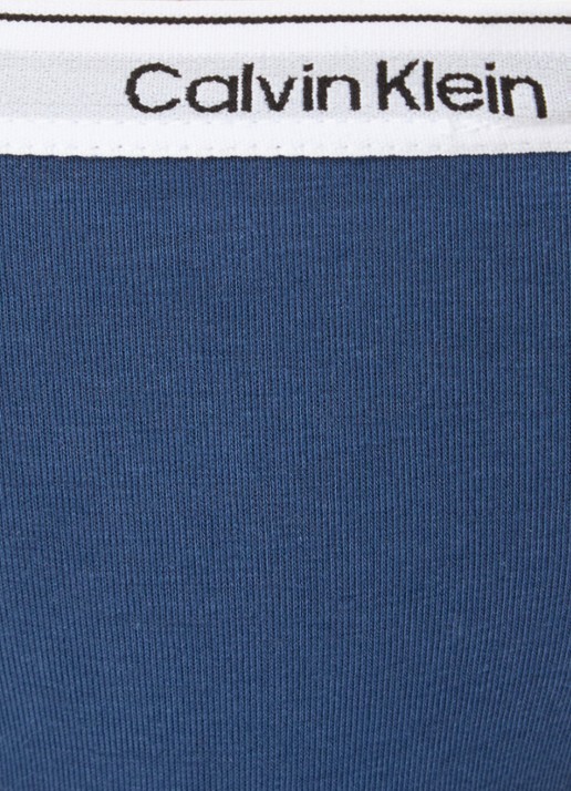 Calvin Klein Modern string met logoband - detail 3 dark denim-cec / blauw