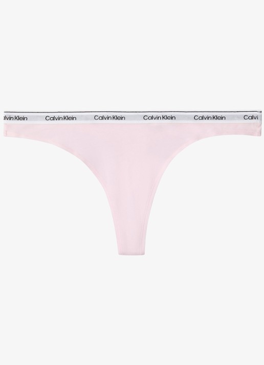 Calvin Klein Modern string met logoband - voorkant 2 cradle pink-8z6 / roze