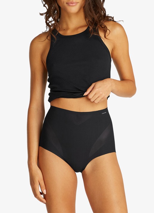 Calvin Klein Naadloze corrigerende string - detail 3 zwart
