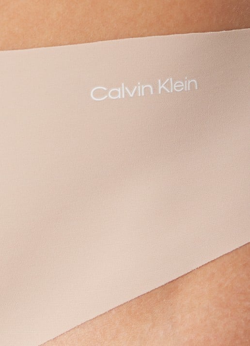 Calvin Klein Naadloze string - detail 8 donkerbeige