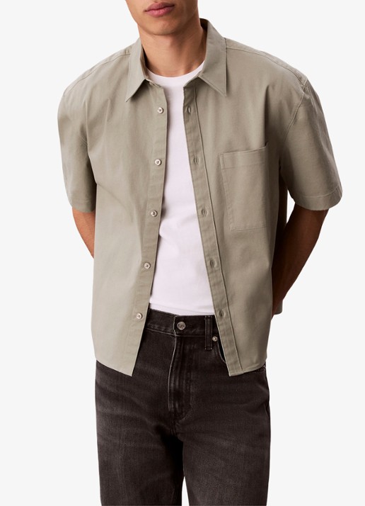 Calvin Klein Overhemd met logoborduring