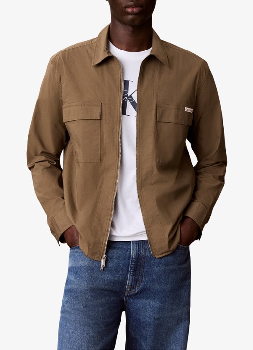Calvin Klein Overshirt met borstzakken