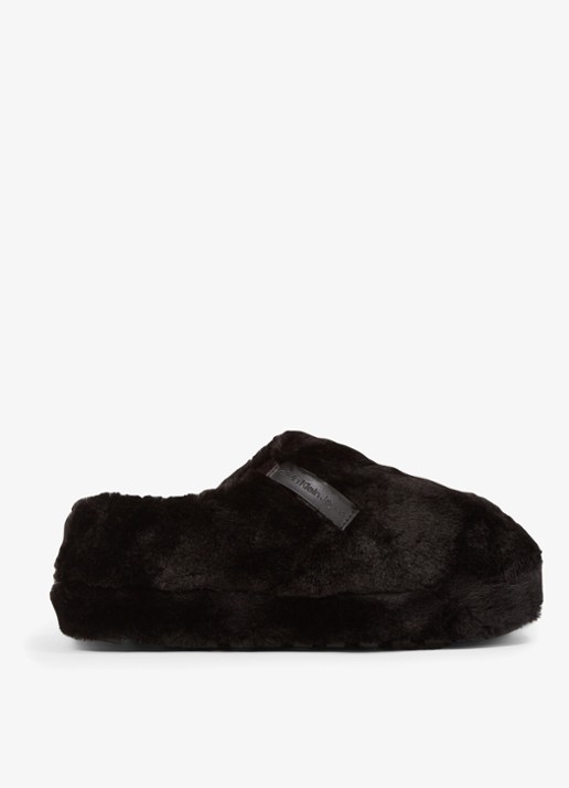 Calvin Klein Pantoffel met logo - detail 5 zwart