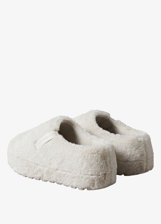 Calvin Klein Pantoffel met logo - detail 2 wit