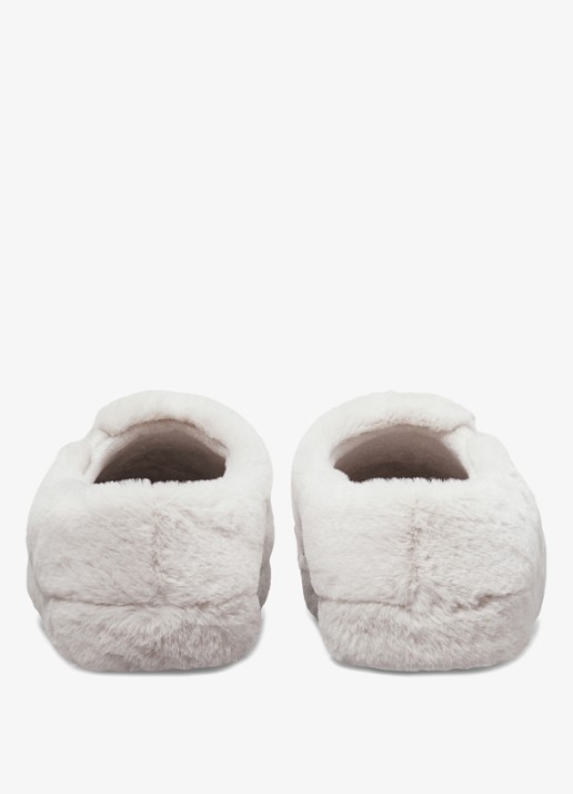 Calvin Klein Pantoffel met logo - detail 3 wit