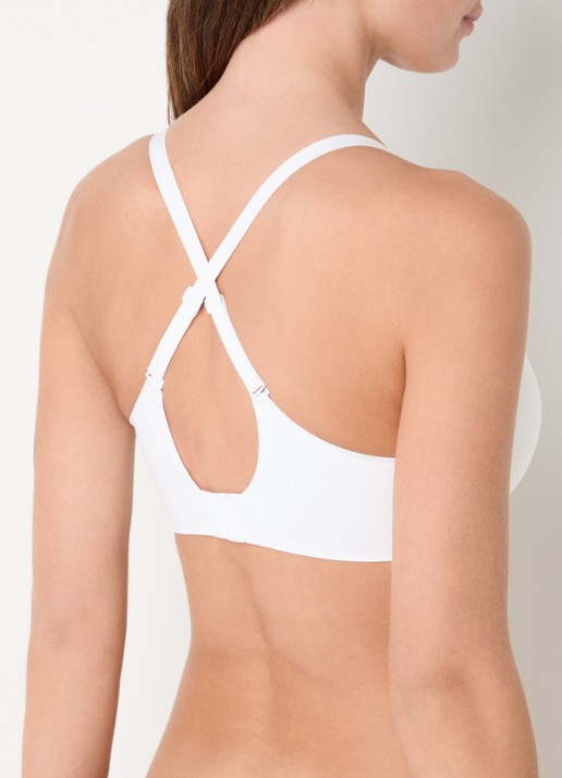 Calvin Klein Perfectly Fit beugelloze plunge T-shirt bh - detail 9 wit