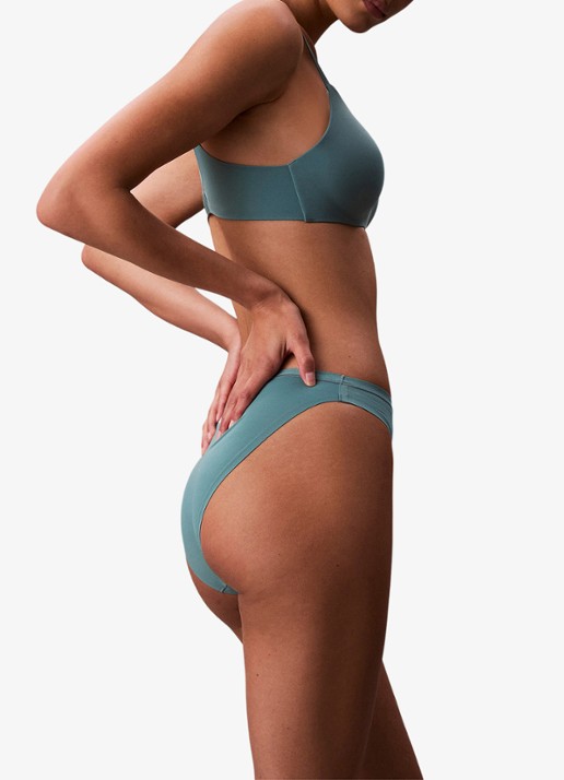 Calvin Klein Perfectly fit slip met logoband - detail 2 mint