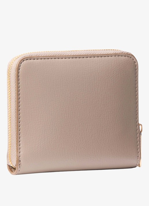 Calvin Klein Portemonnee met logo - achterkant 3 beige