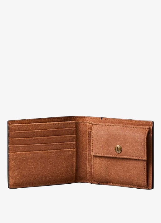 Calvin Klein Portemonnee met logo - detail 2 zwart