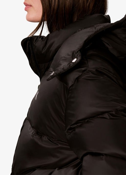 Calvin Klein Puffer jas met logo - detail 6 zwart