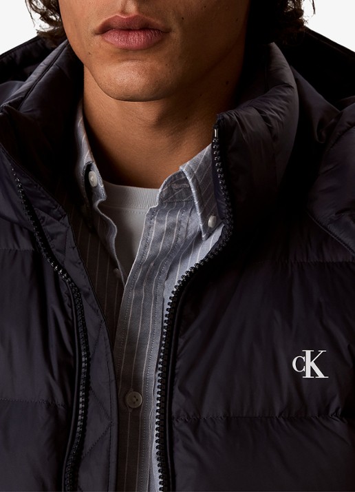 Calvin Klein Puffer jas met logo - detail 4 dark sapphire-cef