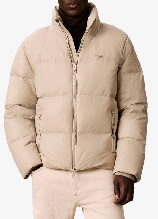 Calvin Klein Puffer met donsvulling en logopatch
