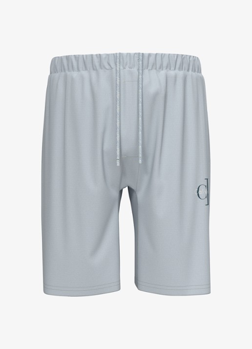 Calvin Klein Pyjamabroek met logo - voorkant wit