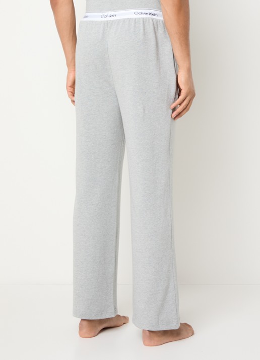 Calvin Klein Pyjamabroek met logoband - achterkant 5 lichtgrijs