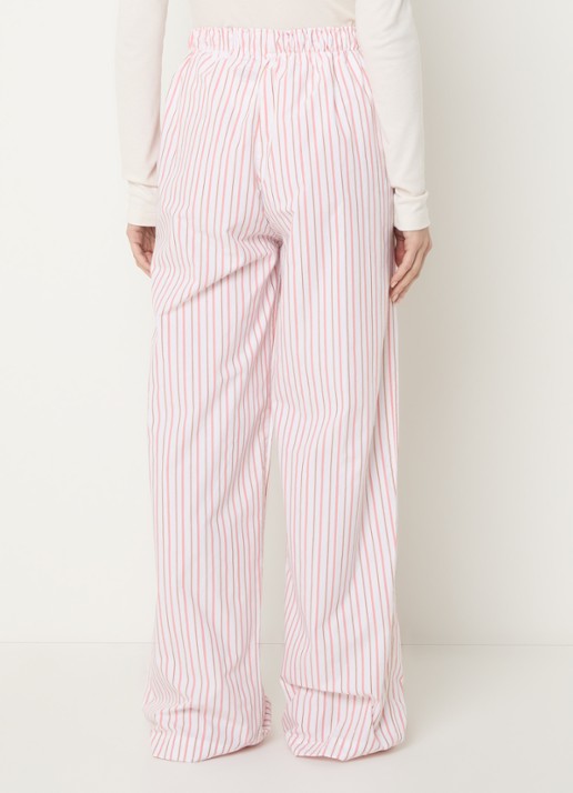 Calvin Klein Pyjamabroek met logoband - achterkant 4 abrikoos