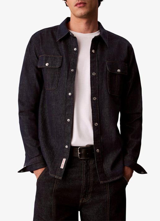 Calvin Klein Regular fit overhemd van denim