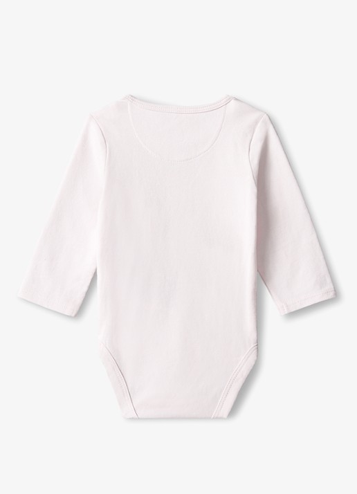 Calvin Klein Romper met logoprint - achterkant 2 lichtroze