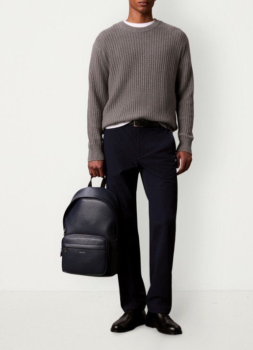 Calvin Klein Rugzak met laptopvak - voorkant 4 blue nights-cci / blauw
