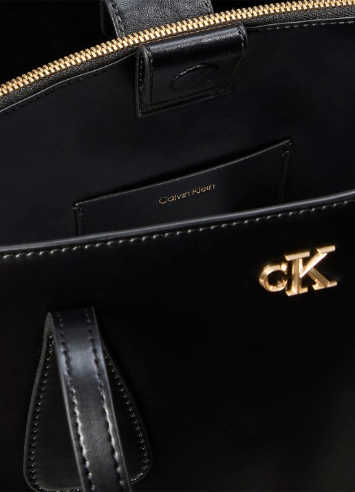 Calvin Klein Schoudertas met logo - detail 3 zwart