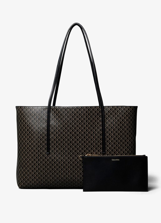 Calvin Klein Schoudertas met logoprint en uitneembaar etui