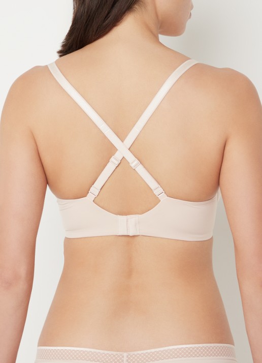 Calvin Klein Seductive Comfort push-up bh - detail 4 lichtroze