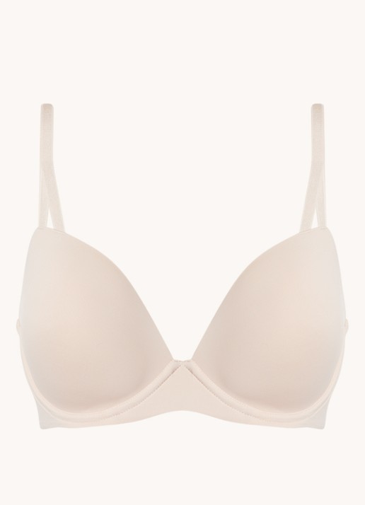 Calvin Klein Seductive Comfort push-up bh - voorkant lichtroze