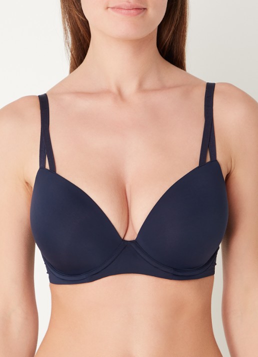 Calvin Klein Seductive Comfort push-up bh - detail 2 blauw