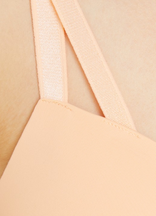 Calvin Klein Seductive Comfort push-up bh - detail 3 peach bliss-4rw / roze