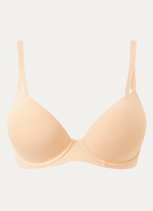 Calvin Klein Seductive Comfort push-up bh - voorkant peach bliss-4rw / roze