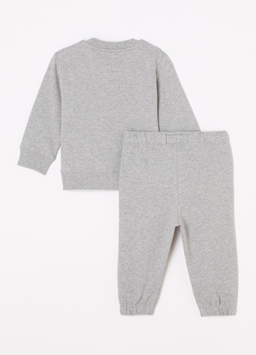 Calvin Klein Set van sweater en joggingbroek 2-delig - voorkant 2 grijs