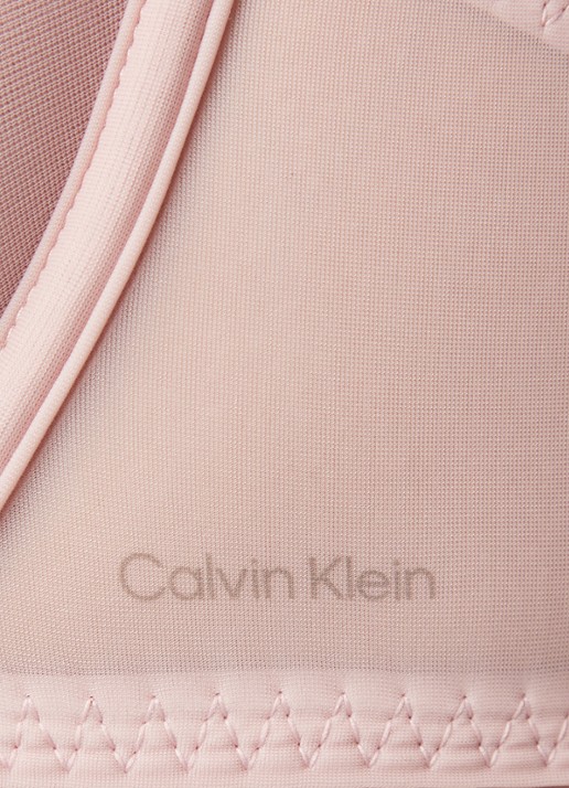 Calvin Klein Sheer Marquisette beugel bh - detail 3 lichtroze