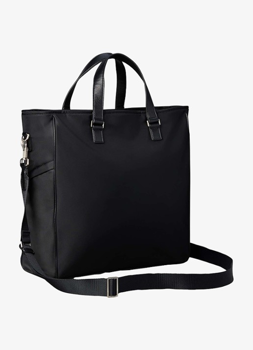 Calvin Klein Shopper met logo - achterkant 4 zwart