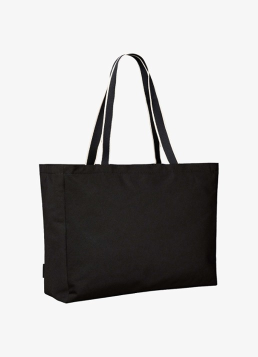 Calvin Klein Shopper met logoprint - achterkant 3 zwart