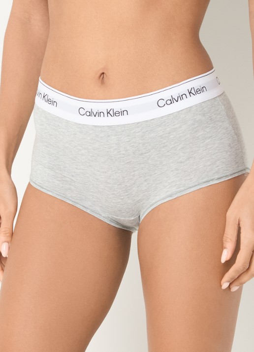 Calvin Klein Shorty met logoband - detail 6 grijs