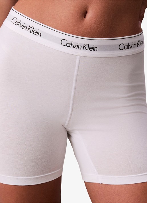 Calvin Klein Shorty met logoband  - detail 3 wit