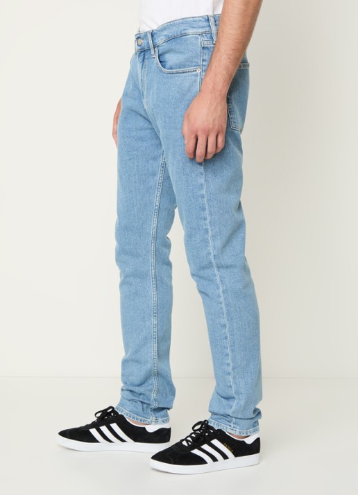 Calvin Klein Slim fit jeans met medium wassing - detail 4 indigo